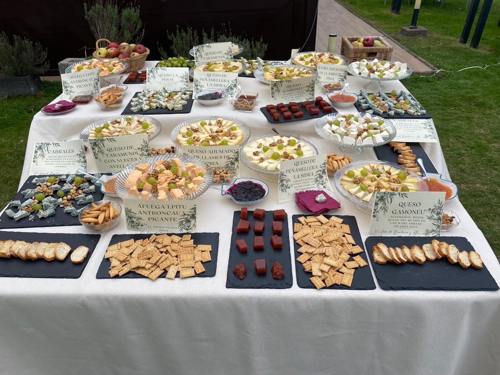 Tabla de quesos asturianos