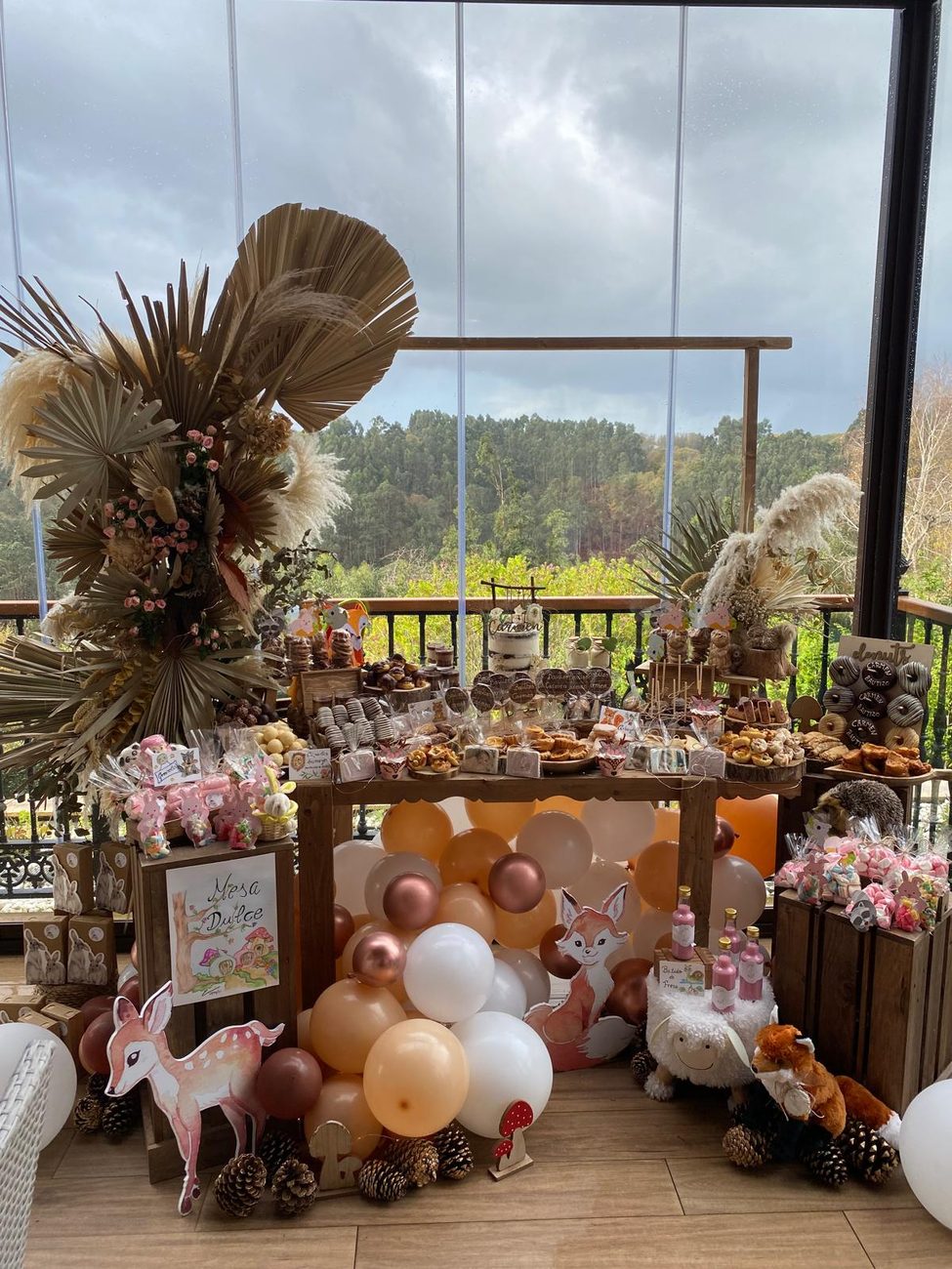 Mesa dulce de celebración